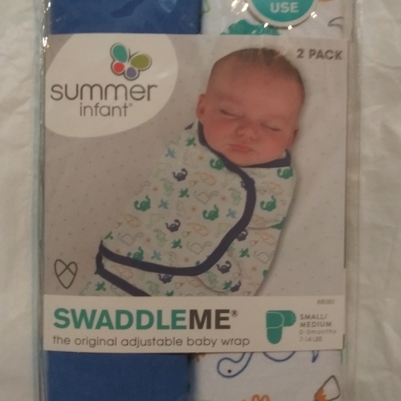 The Original Swaddle Me Adjustable Infant Wrap 2 Pk Girl Small// Medium